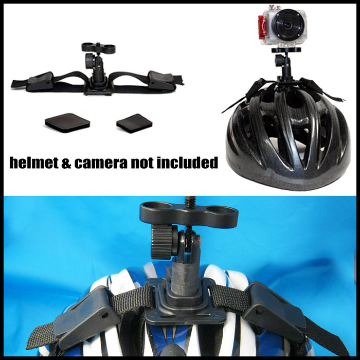 Intova Helmet Camera Mount Black Holder Atv Bicycle Boat Sport Mounting Release