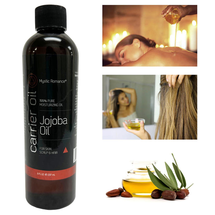 2 PC Jojoba Oil 16oz 100% Natural Pure Moisturizing Hair Skin Nails Cold Pressed