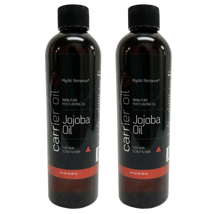 2 PC Jojoba Oil 16oz 100% Natural Pure Moisturizing Hair Skin Nails Cold Pressed