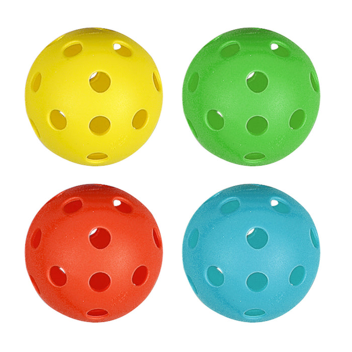 8 PCS Perforated Plastic Pet Balls Lightweight Durable Baseball Game Sports New