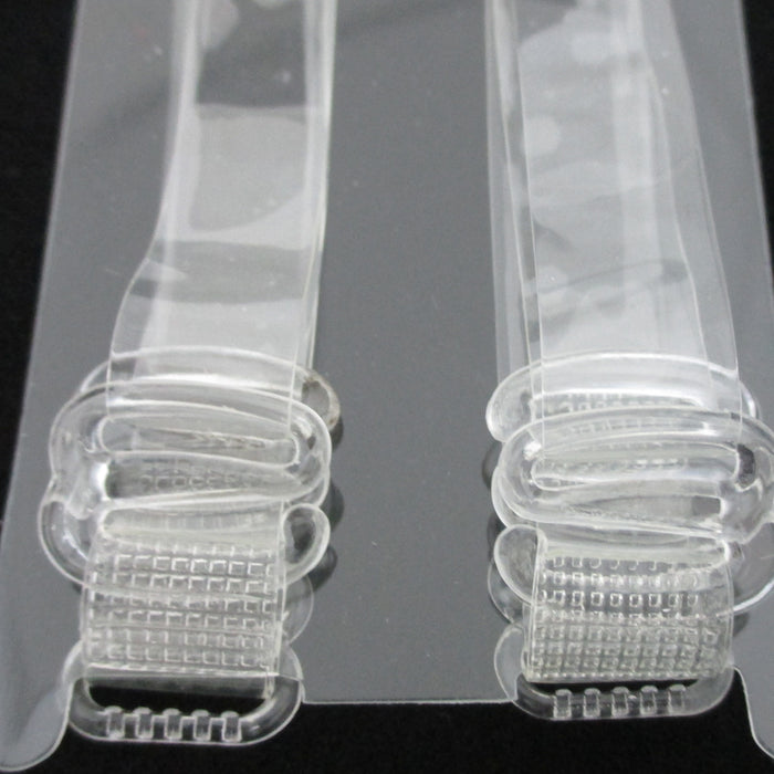 Sayago 4 Pairs10mm Width Bra Straps Transparent Clear Bra Straps Adjustable  Transparent Bra Straps for Women - ShopStyle