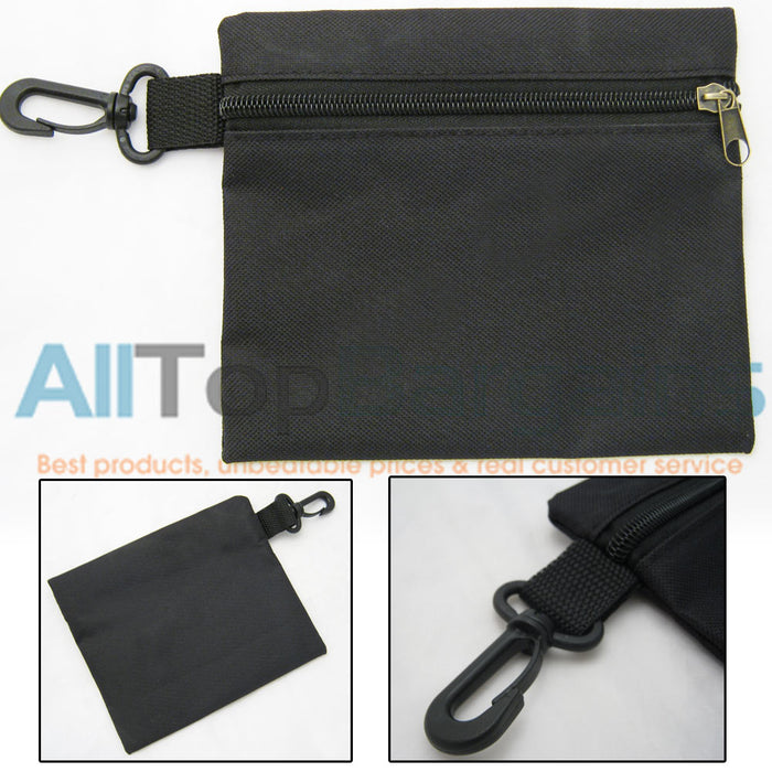 Multipurpose Canvas Zipper Heavy Duty Tool Bag Organize Storage Pouch 9 x  6.75