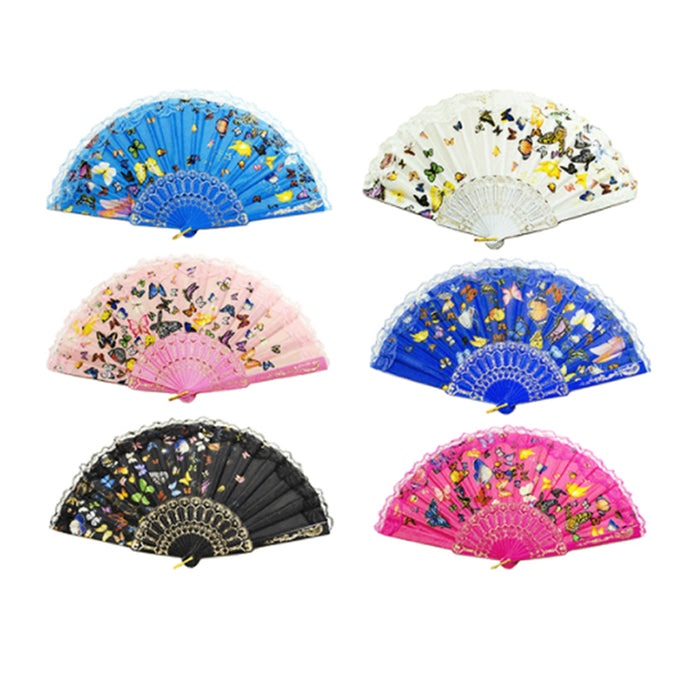 Folding Paper Fans Handheld Paper Fan Multicolor Vintage Handheld Fan  Handmade DIY Folding Fan Party Favors for Church Wedding DIY Decoration  Dancing Performance 