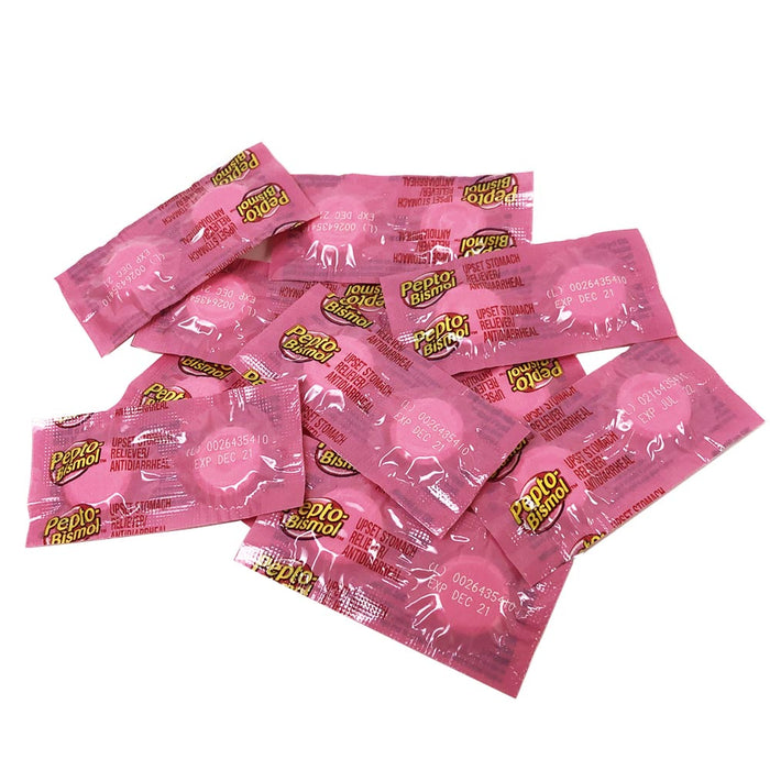 10 Pack Pepto Bismol Chewable Stomach Relief Multi Symptom Gas Nausea Heartburn