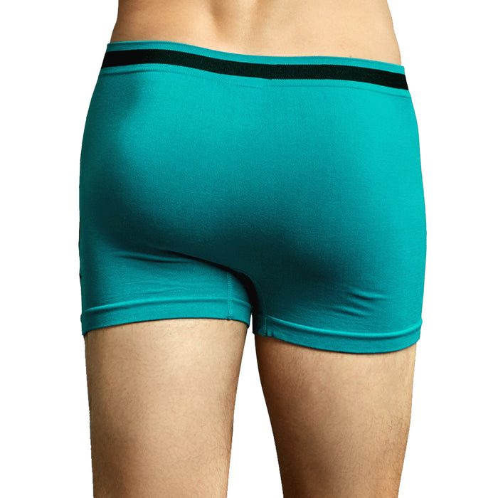 12 Mens Microfiber Boxer Briefs Underwear Seamless Compression Knocker Free  Size