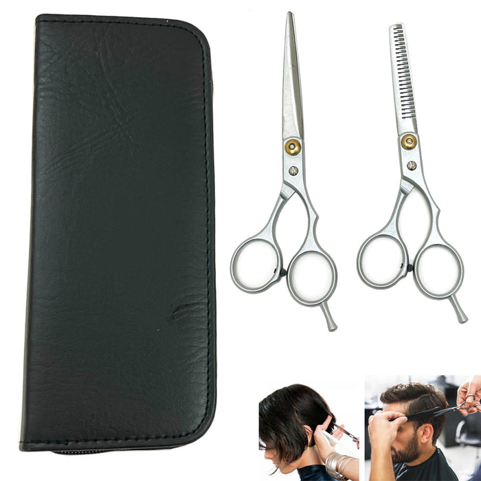 3 PC Professional Barber Hair Cutting Scissors Premium Stainless Steel Trimming