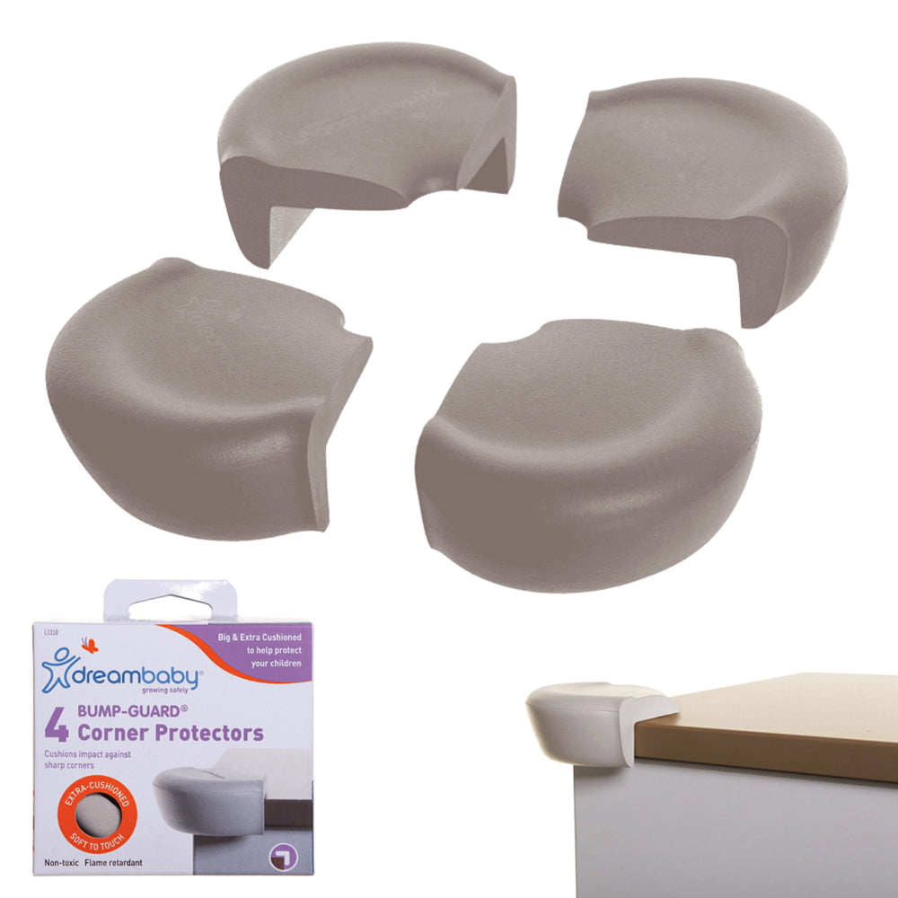 AllTopBargains 8pc Baby Proofing Corner Protectors Child Safety Table Edge Guards Bump Cushion