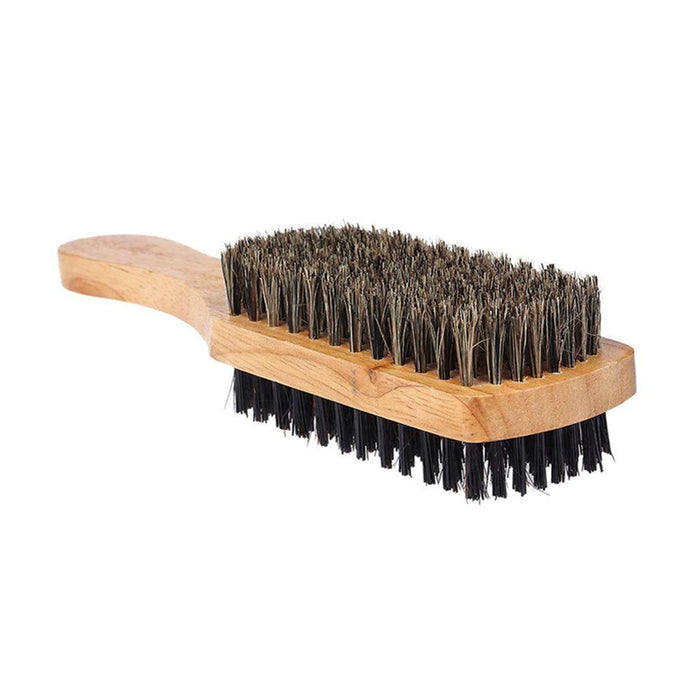 Men's Beard Brush Boar Bristles Firm Soft Styling Grooming Wooden Comb Traveling