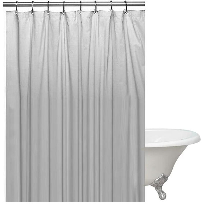 2 Pk Premium Bathroom Shower Curtain Liner Magnets Heavy Duty Vinyl Waterproof