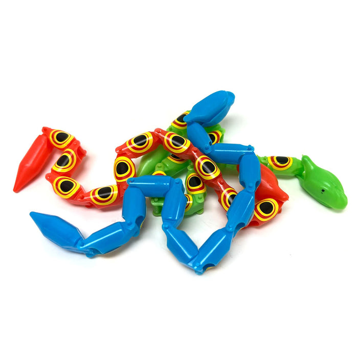  2 Pieces PLAY WOODEN WIGGLE fake TOY SNAKES : Toys & Games