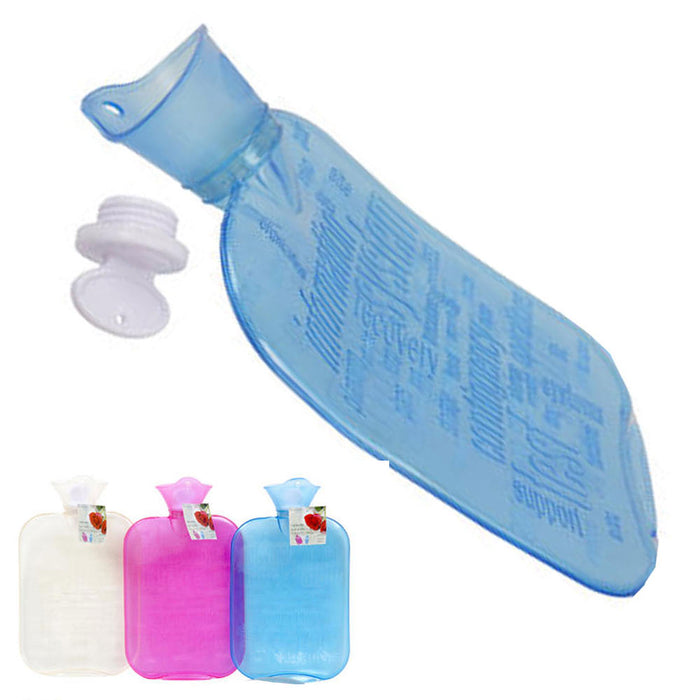 1Pc Hot Water Bag PVC Bottle Warm Relaxing Heat Cold Therapy Relieve Pain 44 Oz