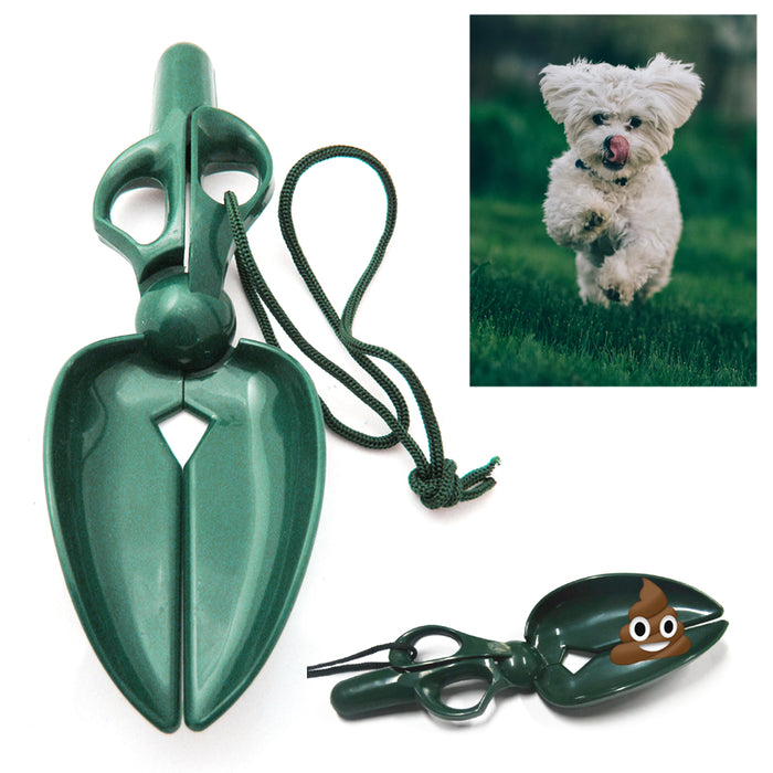 Pet Pooper Scooper Dispenser Dog Cat Easy Grass Gravel Pick Up Home Yard Outdoor