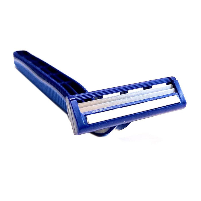 30 Disposable Razors Sensitive Skin Head Shaving Twin Blades Razor Gillette Blue