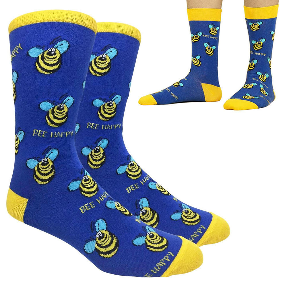 Funny Saying Bee Gifts for Women,Just A Girl Who Loves Bees,Novelty Bee Print Socks