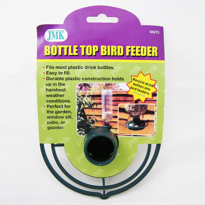 Bottle Bird Top Feeder Seed Green Tube Dome New Easy Wild Birdfeeder Plastic Fil