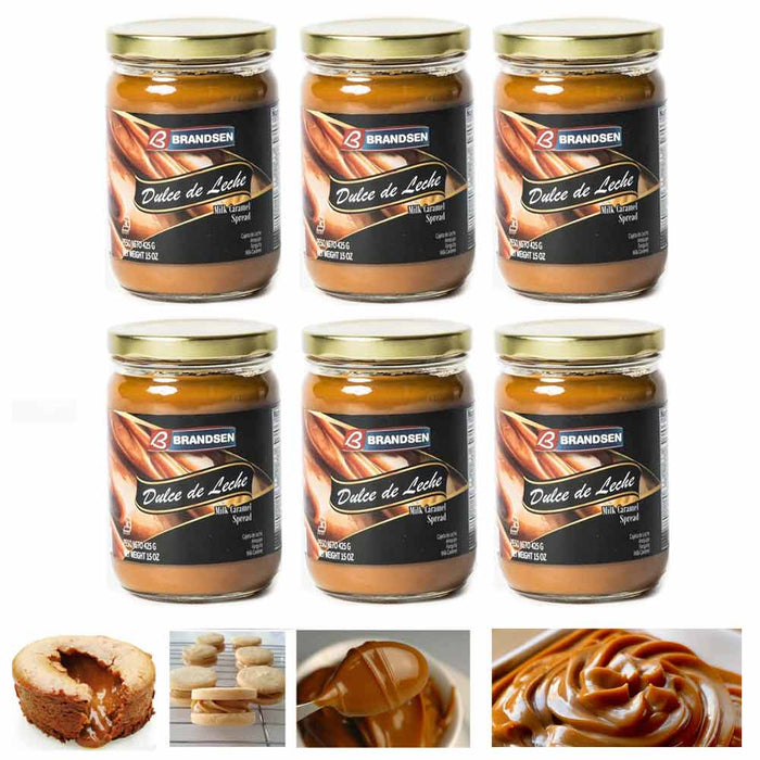 6 Pack LOT Argentinian Dulce De Leche Milk Caramel Spread Dessert Recipes 90oz