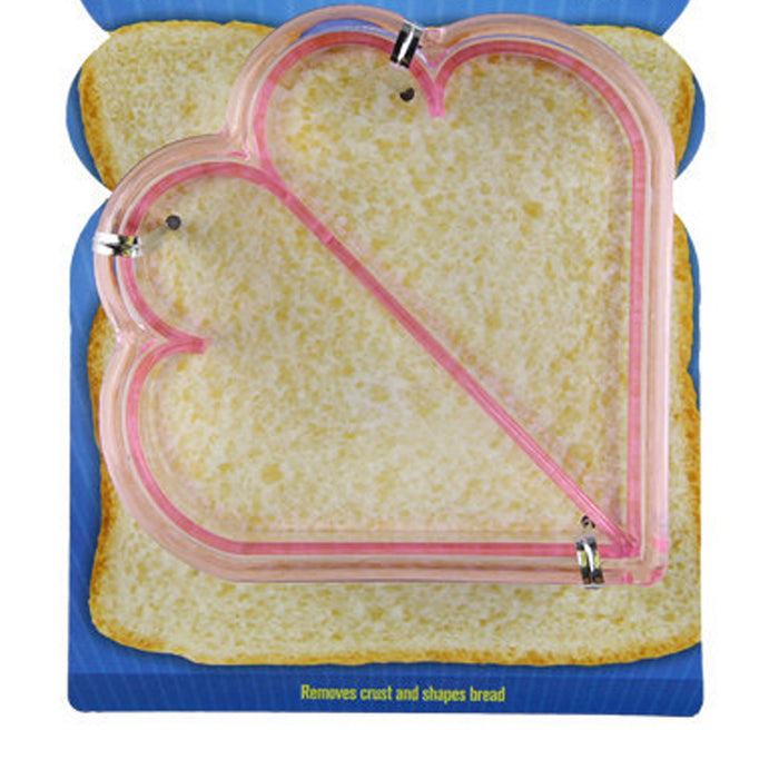 1 Sandwich Crust Cutter Heart Shaped Cookie Bread Crust Remover Mold Biscuit Cut