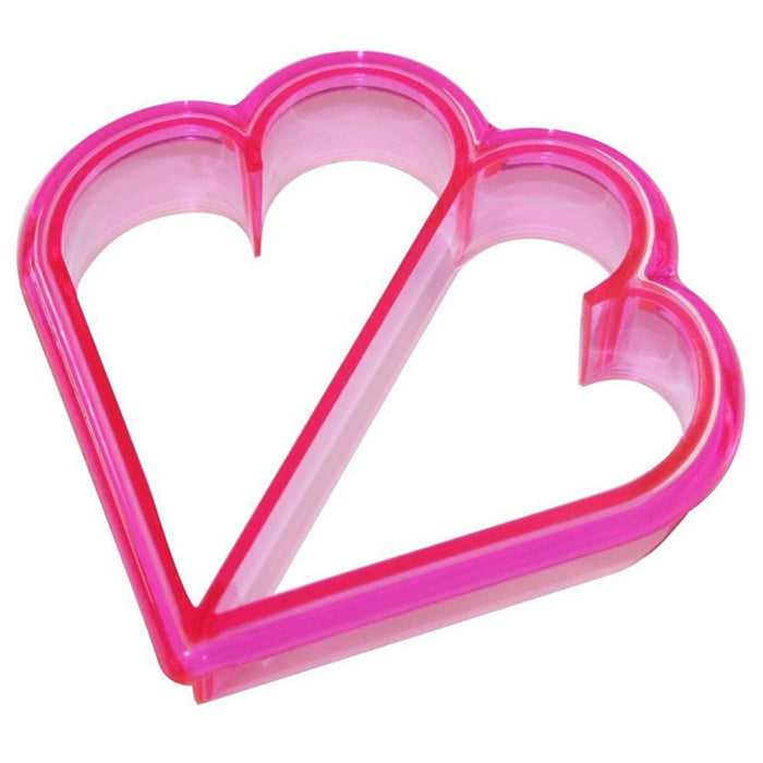 1 Sandwich Crust Cutter Heart Shaped Cookie Bread Crust Remover Mold Biscuit Cut