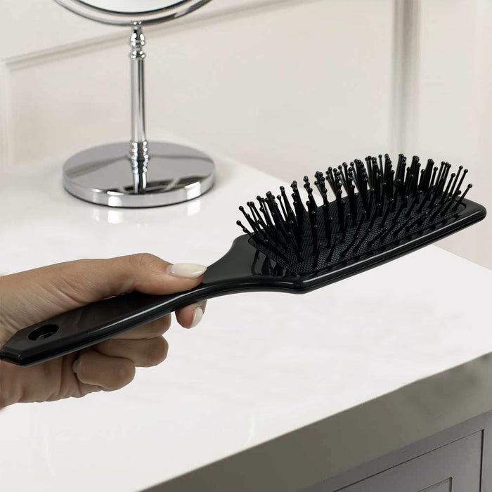 1 Wet & Dry Paddle Hair Brush Cushioned Detangling Shower Bath Detangle Comb