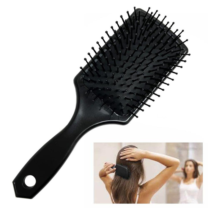 1 Wet & Dry Paddle Hair Brush Cushioned Detangling Shower Bath Detangle Comb