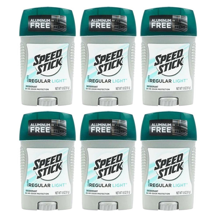 6 Speed Stick Men Deodorant Power Fresh Aluminum Free Sports 24 Hour Protection