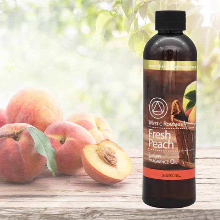 2 Pack Peach Fragrance Oil Luxury Aroma Scent Fresh Aromatherapy Diffuser 120mL