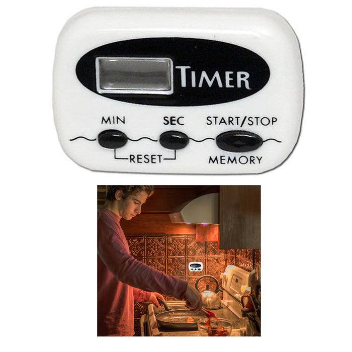 Kitchen Timer, Chef Cooking Timer Clock with Loud Alarm, No Batteries  Required