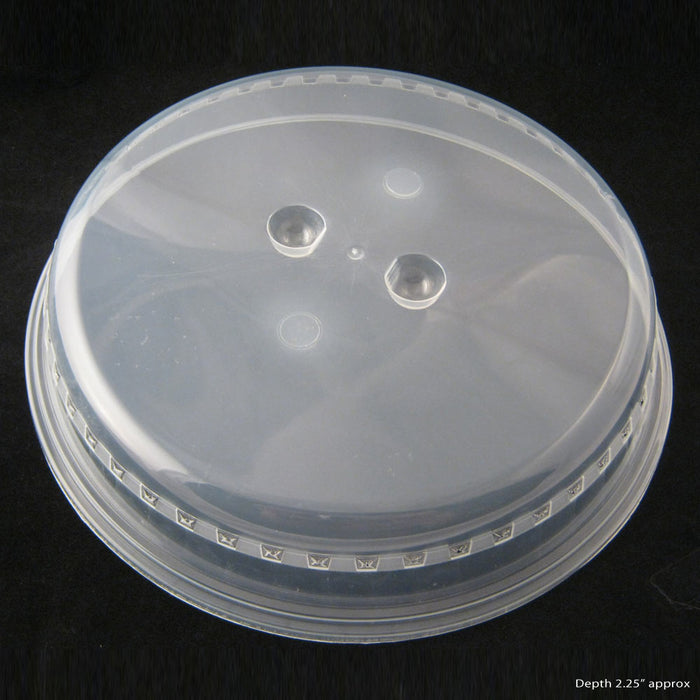 Microwave Plate Cover With Air Vent Plastic Food Cover Lids Clear