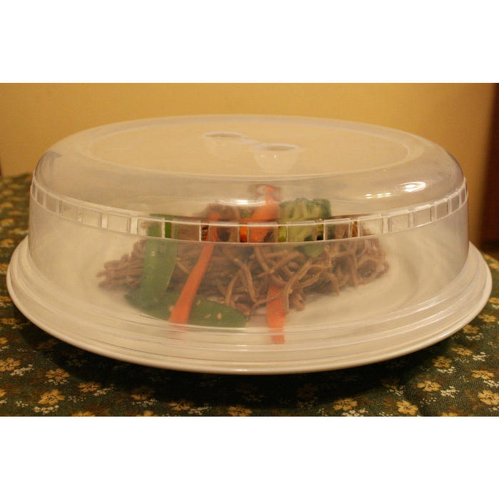 Home Basics Plastic Microwave Plate Cover with Vent, Each - Kroger