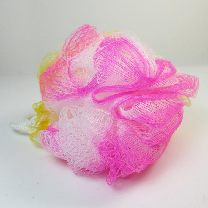 8 Bath Shower Puff Sponges Loofah Mesh Ball Exfoliating Body Brush Scrubber Wash