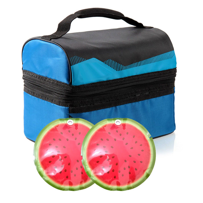 2 Pc Reusable Ice Pack Cooler Lunch Box Wrap Cold Therapy Pain Relief Knee  Back