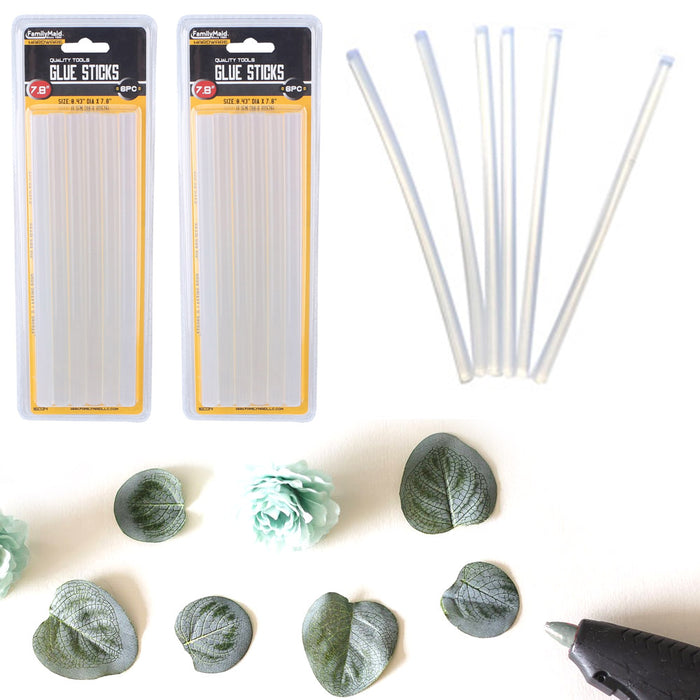 10pcs/lot 7mm×18cm Transparent Hot Melt Glue Sticks for Electric Glue Gun  DIY Craft Product Repair Tool Accessories Supplies (Glue Stick×10)