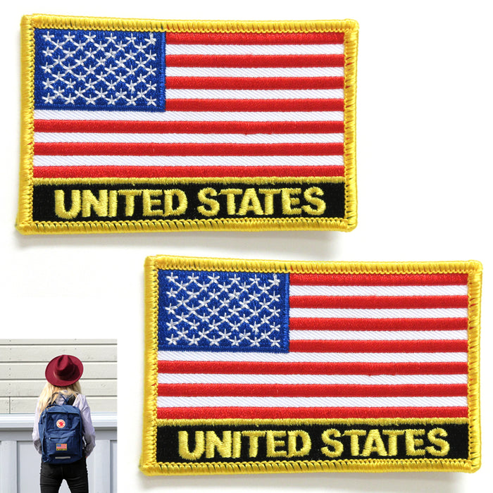 1 USA American Flag Tactical US Morale Military Desert Fasten Patch Emblem