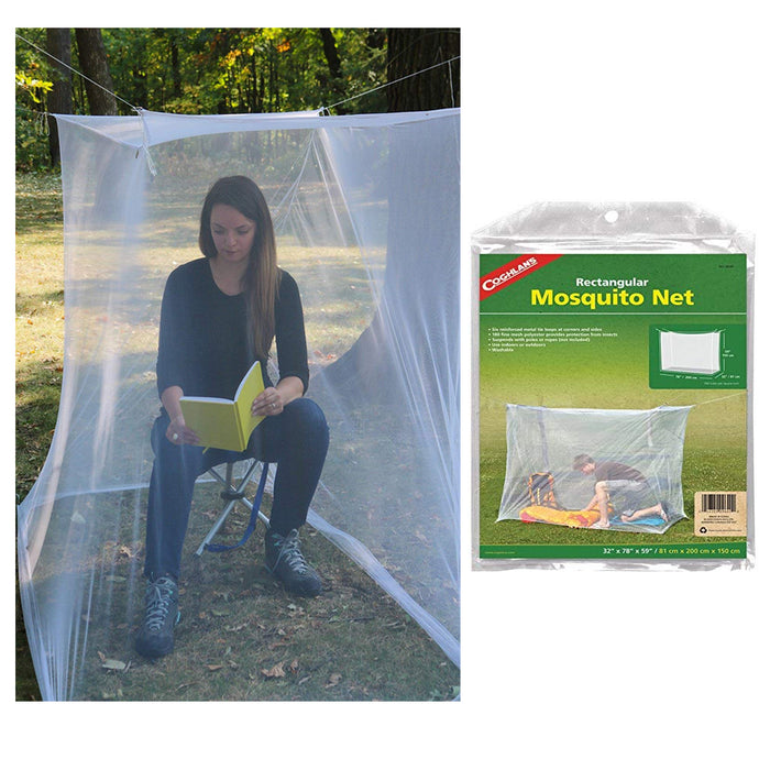 Rectangular Mosquito Net Insect Fly Outdoor Camping Net Hiking Netting Cover NEW