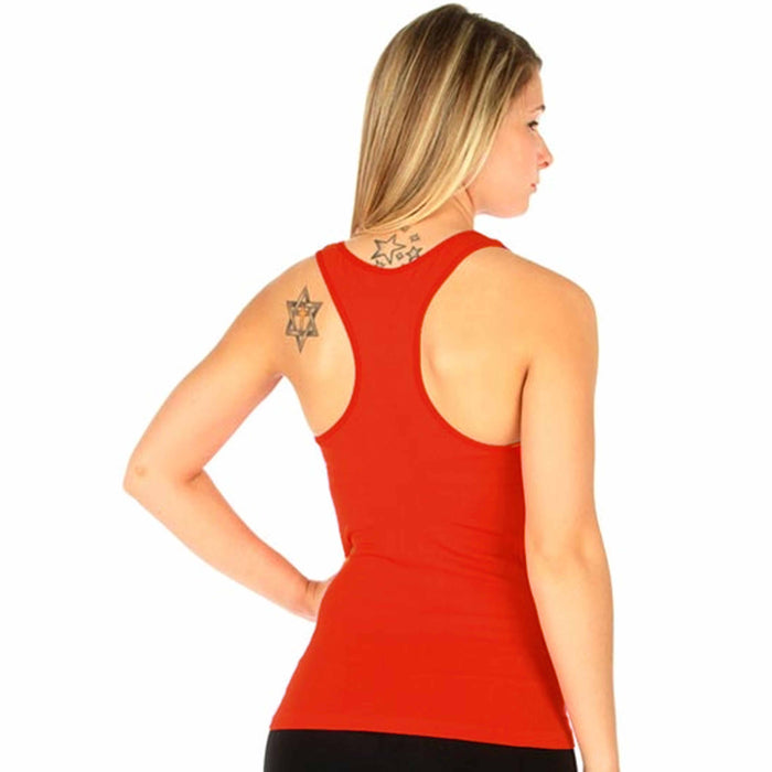 Women Racerback Workout Tank Top Athletic Undershirt Sleeveless Exercise Red