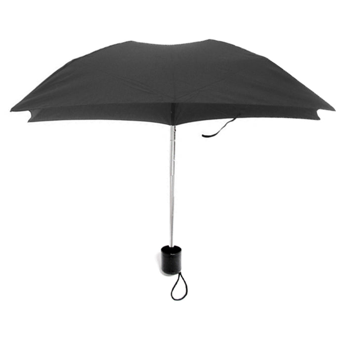 3 Pcs Mini Folding Compact Black Umbrella Travel Super Light UV Protection Rain