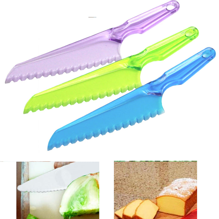 1pc Simple Stainless Steel Fruit Knife Candy-colored Kitchen Knife