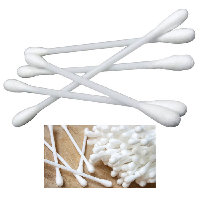 1000 Cotton Swabs Applicator Double Tipped Q Tip Safety Ear Wax Makeup Remover