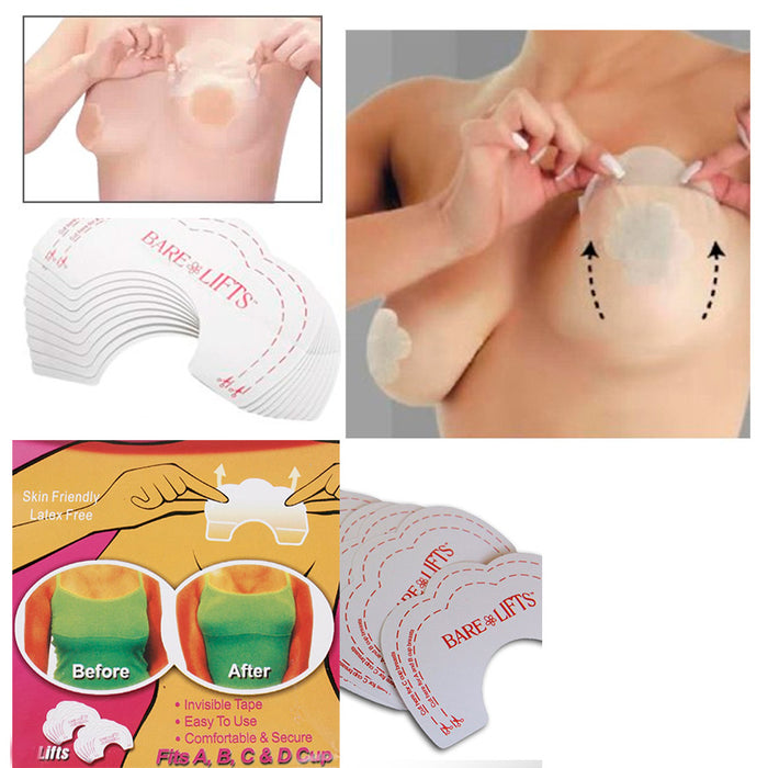 Conceal Lift Women Bra Adhesive Nipple Cover Comfortable Silicone Push Up