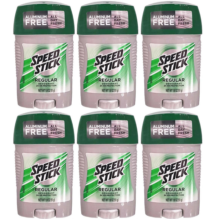 6 Speed Stick Men Deodorant Power Fresh Aluminum Free Sports 24 Hour Protection