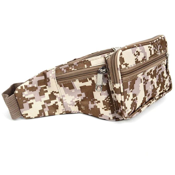 1 Tactical Digital Army Camo Fanny Pack Unisex Camouflage Waist Belt Bag Pouch