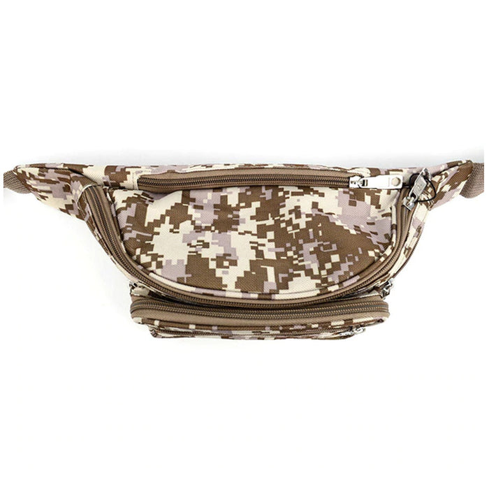 1 Tactical Digital Army Camo Fanny Pack Unisex Camouflage Waist Belt Bag Pouch