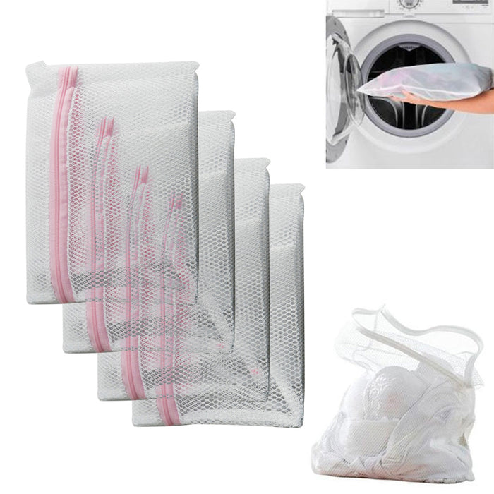 6 Mesh Laundry Bag 14 x 18 Lingerie Delicates Panties Hose Bras Wash  Protect
