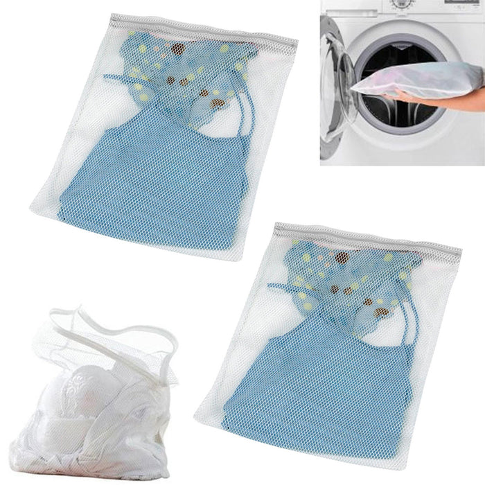 2 x Mesh Delicate Laundry Bag 16x20 Lingerie Socks Bra Underwear Was —  AllTopBargains