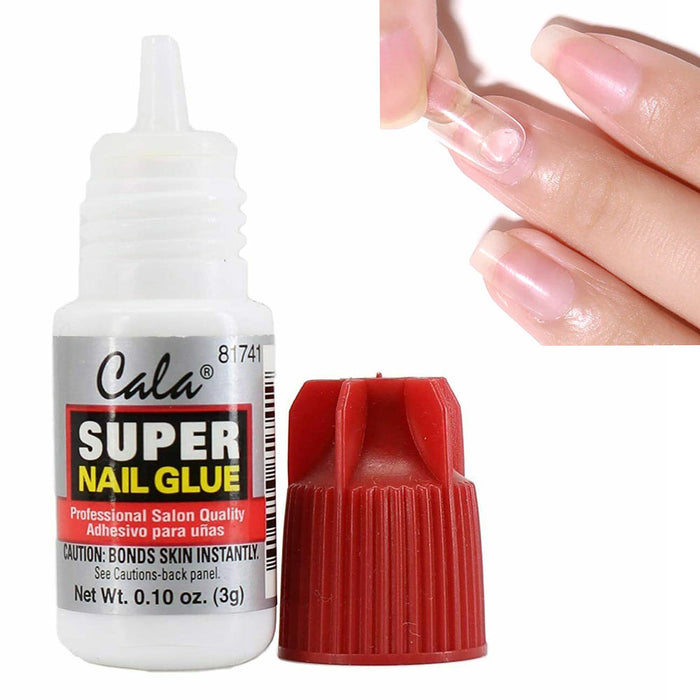 3 PC Super Nail Glue Manicure Tips Art Clear Adhesive Bond Fake Nail Decoration