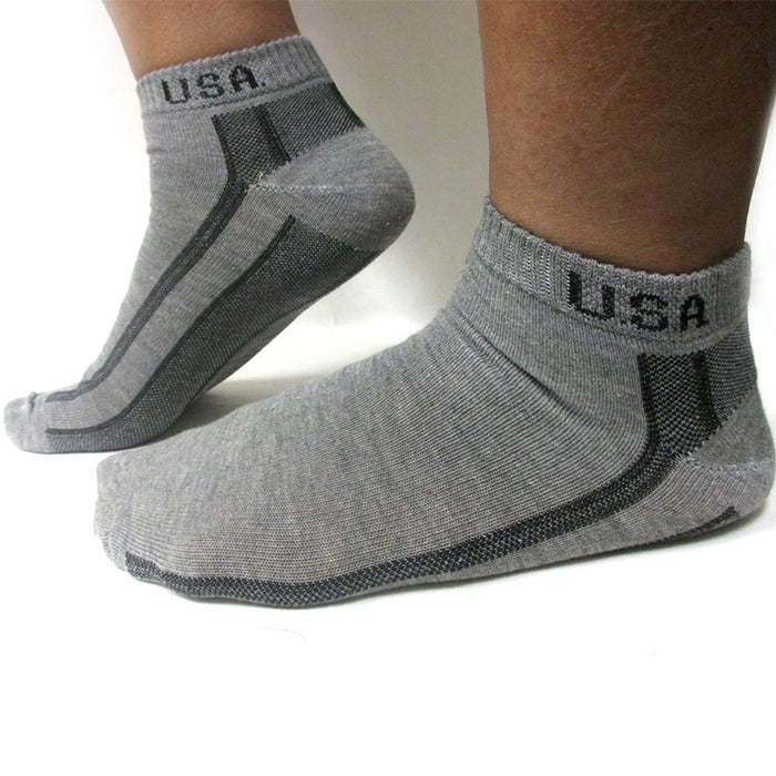 6 Pairs Ankle Quarter Crew Mens Women Sport Socks Low Cut Stretchy Size 9-11 New