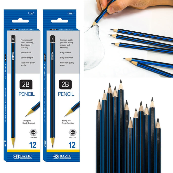 Sunstar Metacil No-Sharpen Pencil Metal Pencil for Artist Drawing