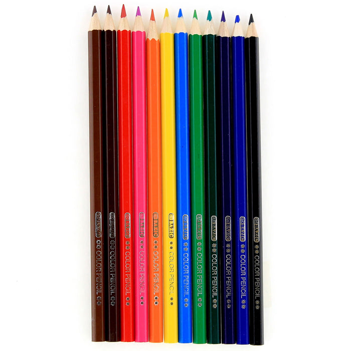 Bulk School Colored Pencils 7 Pre-Sharpened 10 Colors - DollarDays