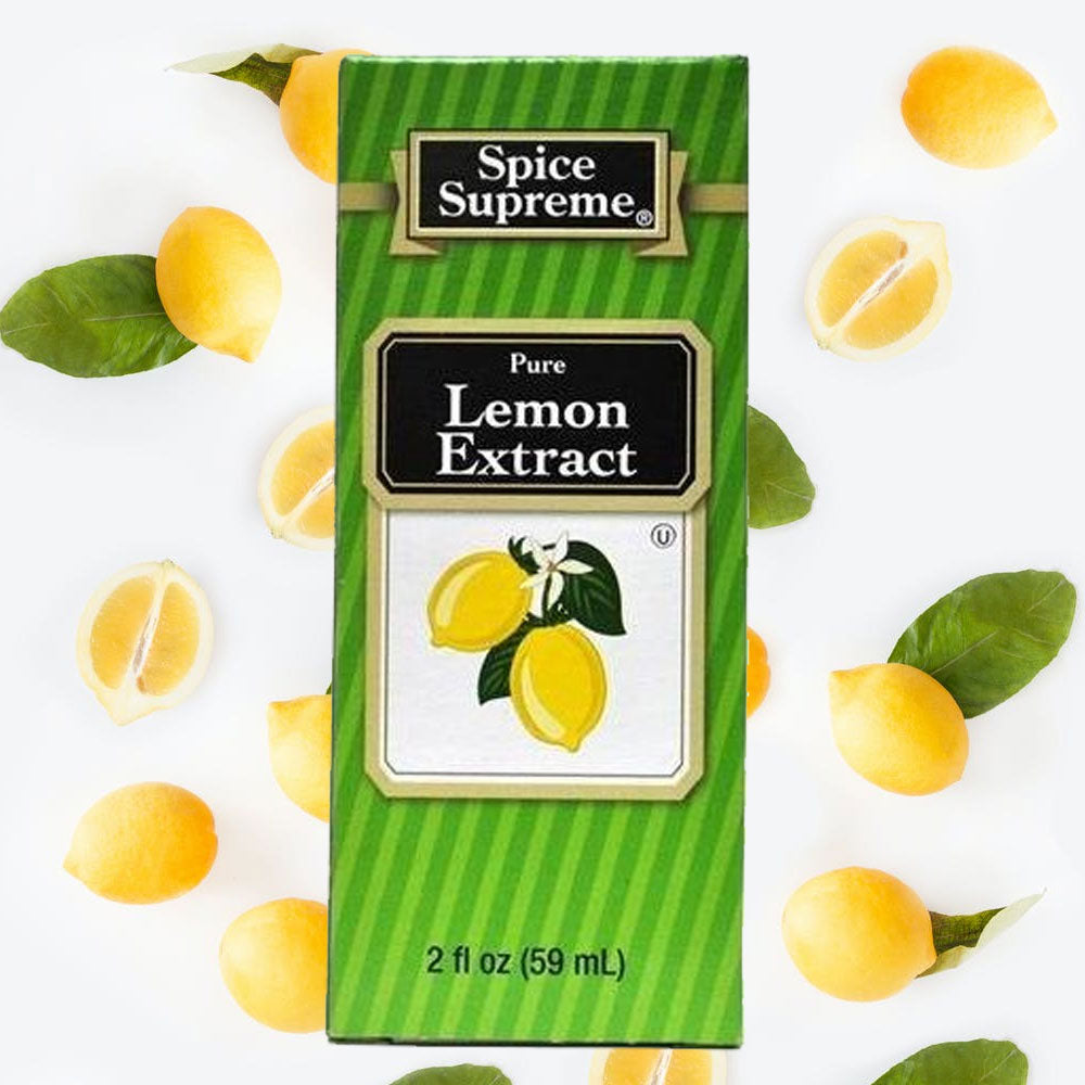 Spice Supreme Lemon Extract, Pure - 2 fl oz