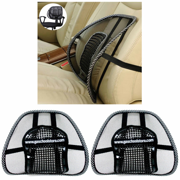 Mesh Back Support Lumbar Cushion For Home Office Chair Car Seat